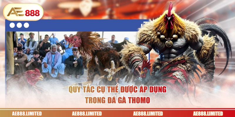 Quy tắc cụ thể được áp dụng trong đá gà Thomo